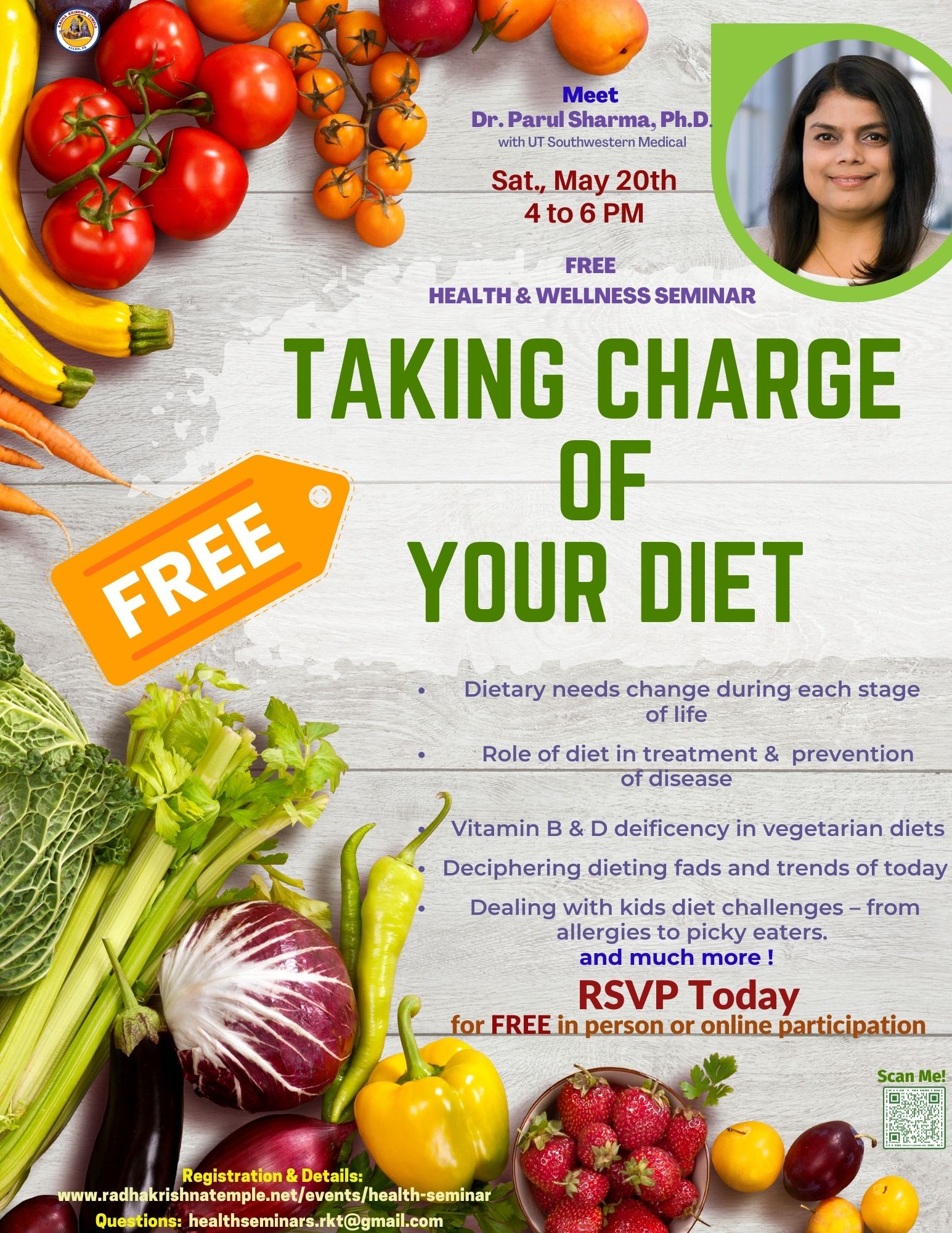 Taking Charge of Your Diet - Free Seminar