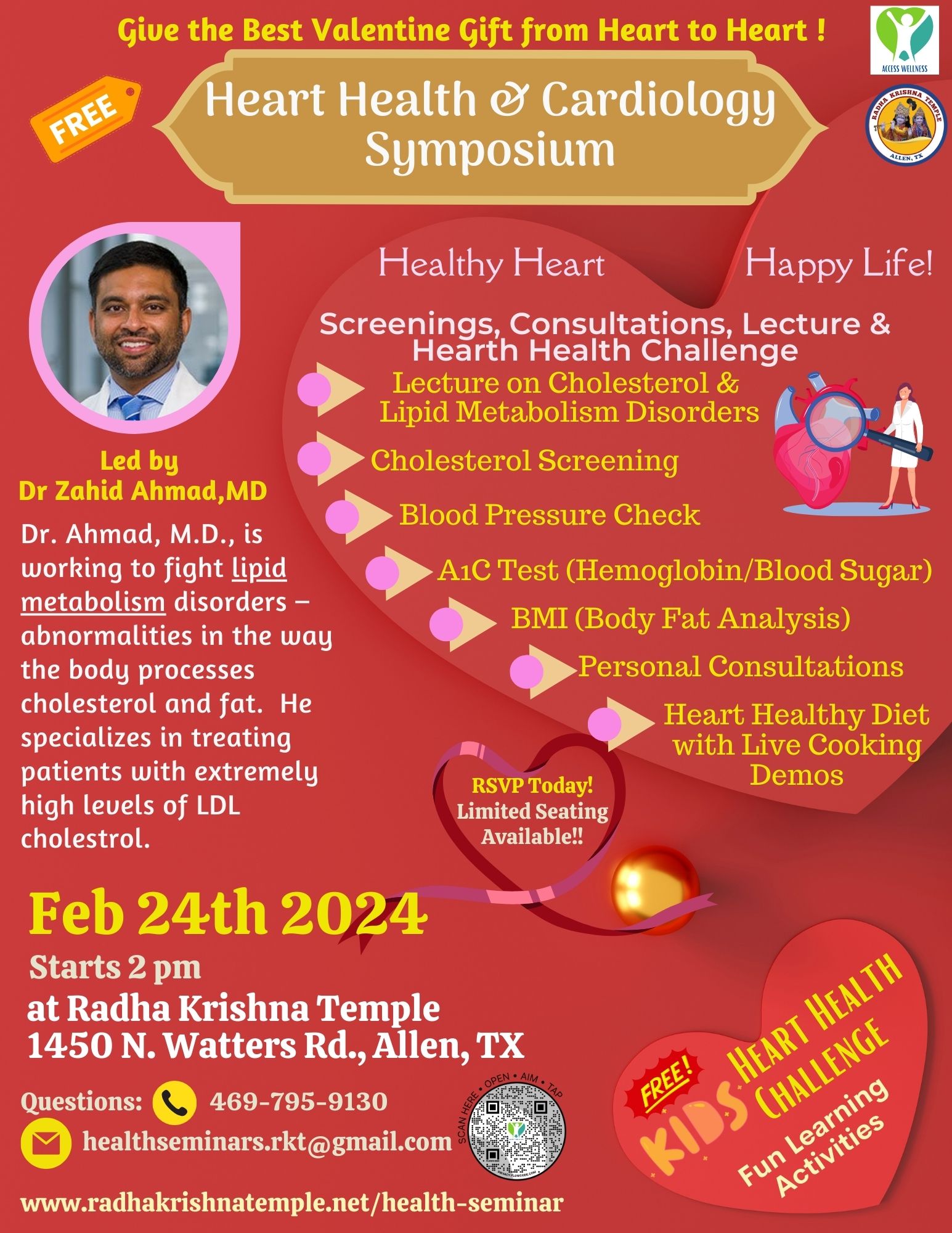 Free Family Heart Health & Cardiology Symposium 