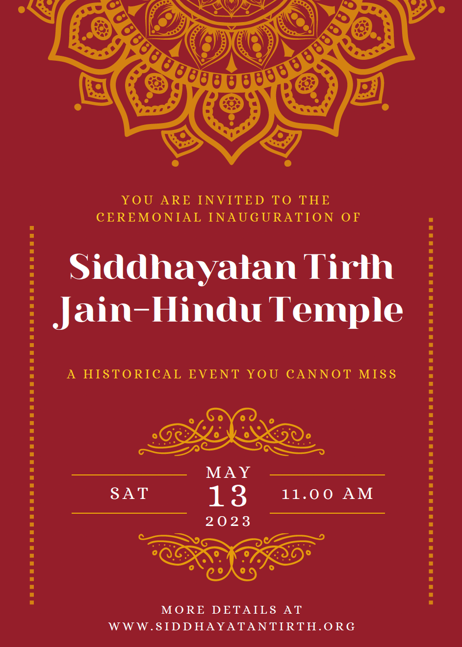 Inauguration of Siddhayatan Tirth