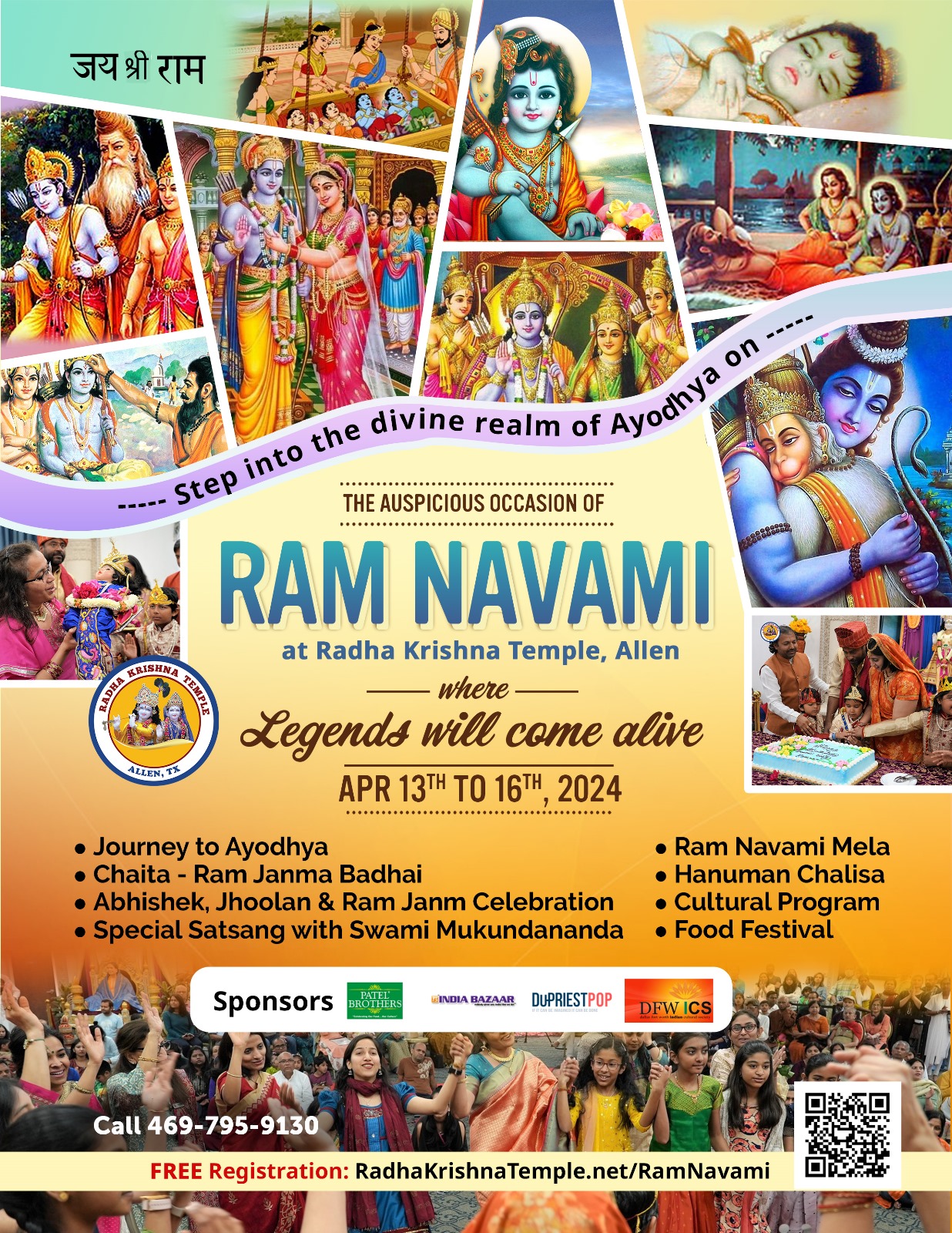 Ram Navami Celebrations at the Radha Krishna Temple of Dallas